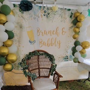Brunch & Bubbly photo backdrop!